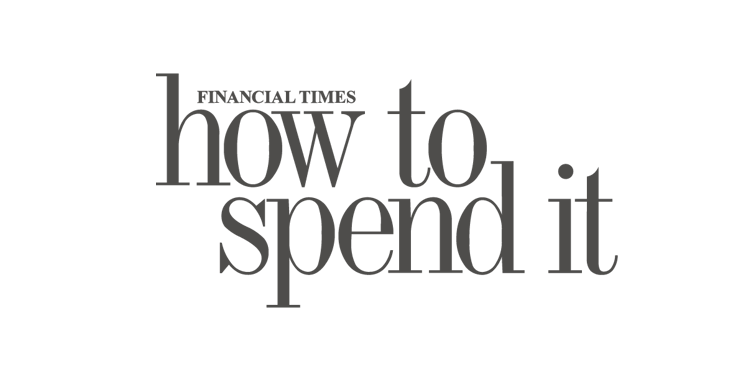 Logo How to Spend It: testo grigio scuro su sfondo bianco.